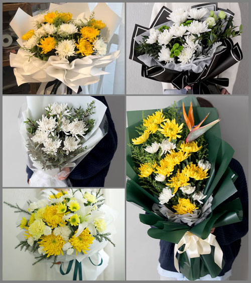 贵州六盘水盘县两河街道花家庄村白事花束代送